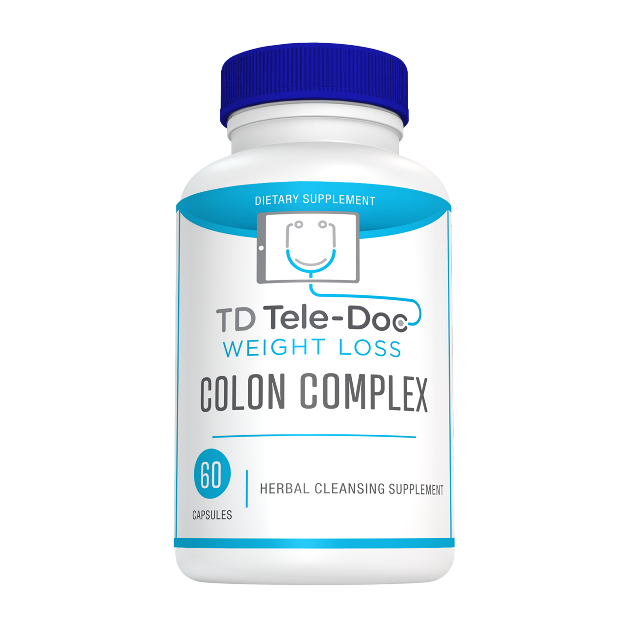 TD Tele-Doc Weight Loss Colon Complex, Herbal Cleansing Supplement